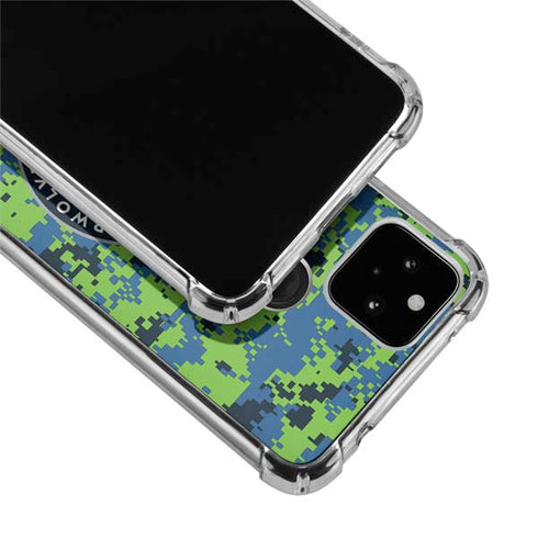 NBA Minnesota Timberwolves Digi Camo Google Pixel 5 Clear Case